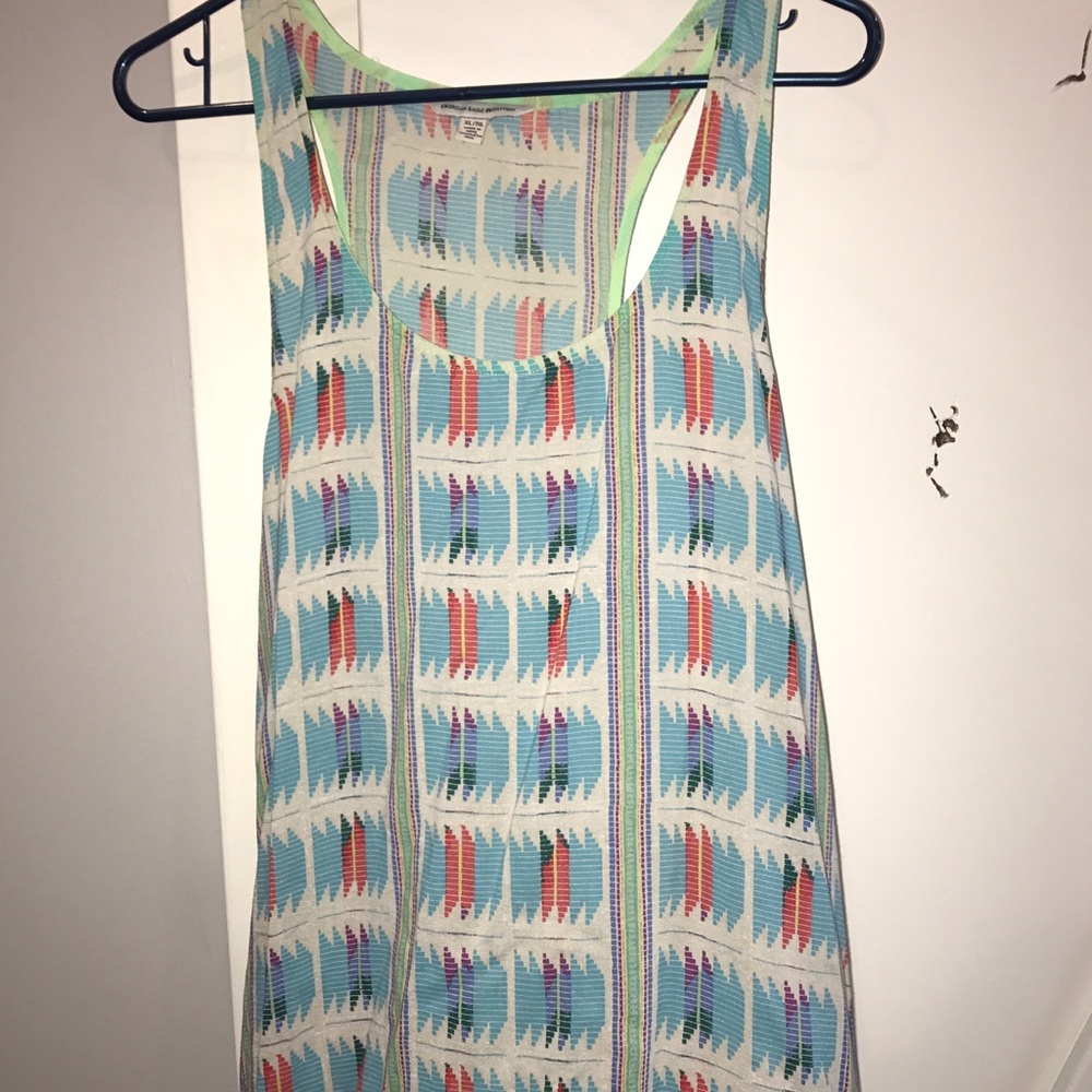 American Eagle patterned tank top